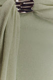 Bowie Low Rise Knit Maxi Skirt Pastel Green