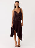 Yaz Top Chocolate Plum