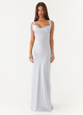 Zandie Maxi Dress Misty Blue