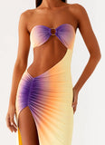 Ellisah Ombre Maxi Dress Sunrise Ombre