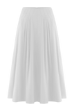 Mae A Line Midi Skirt White