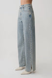 Tyla Diamante Denim Jeans Blue Green