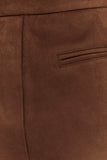 Sally Faux Suede Short Milk Chocolate