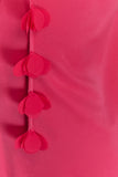 Gwenda Satin Floral Mini Dress Dragonfruit