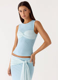 Delani Tank Blue