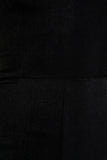 Arcane Black Velvet Bandeau Jumpsuit With Scarf