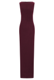 Magnolia Sleeveless Diamante Maxi Dress Wine