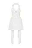 Orellia Strapless Suiting Mini Dress Ivory