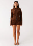 Taliyah Cord Jacket Walnut