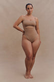 Saria High Waist Shapewear Briefs Latte