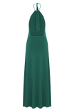 Meg Halter Tassel Maxi Dress Emerald