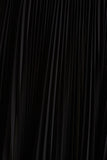 Yanira Black Crepe And Georgette Boat Neck Maxi Dress With Drop Waist
