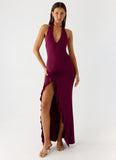 Charmed By You Maxi Dress Plum