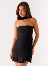 Bad Habits Mini Dress Black