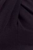 Christina Cross Over Mini Dress Black
