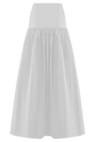 Autumn Maxi Skirt White