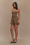 Korrie Suiting Short Cacao Brown