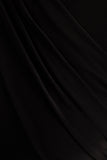 Zora Black Crew Neck Mini Dress With Knot And Sash Detail
