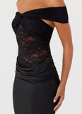 Either Way Maxi Dress Black