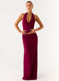 Almost Love Maxi Dress Plum