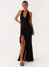Charmed By You Maxi Dress Black