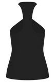 Ramona Modal Tank Top With Hardware Black
