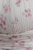 Amaris Sleeveless Plisse Halter Top Floral Ditsy Print
