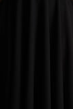 Vicky Black High Neck Midi Dress With Puff Sleeves