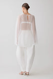Kirstine Bralette With Chiffon Cape Ivory