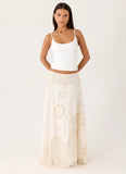 Marzia Maxi Skirt Ivory