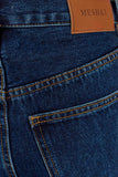 Laina Mid Rise Diamante Denim Jeans Midnight Blue