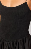 Sharmane Black Mini Dress