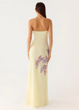 Amelle Maxi Dress Purple Floral