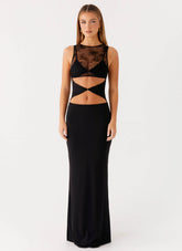 Imperial Maxi Dress Black