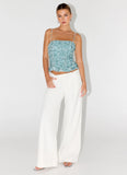 Alayna Sequin Top Aqua