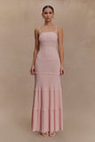 Finley Pointelle Knit Maxi Dress Baby Pink