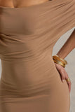 Bowden Mocha Bardot Maxi Dress