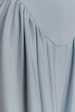 Angelina Scuba Halter Midi Dress Pale Blue