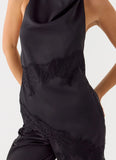 Emilee Cowl Top Black