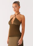 Ellyse Top Khaki