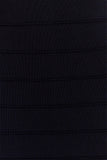 Jaylen Bandage Knit Maxi Dress Black