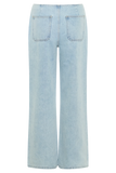 Caitlin Mid Rise Denim Jeans Light Blue