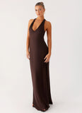 Angie Maxi Dress Chocolate