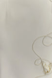 Virginia Suiting Embroidered Midi Dress White