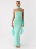 Libra Maxi Dress Aqua