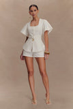 Annalee Cotton Shorts White