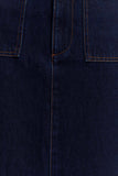 Fallon Denim Midi Skirt Indigo Blue
