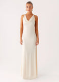 Dahliana Maxi Dress Off White