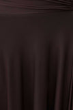 Luu Slinky Midi Skirt Dark Chocolate