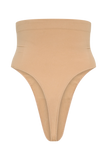 Saria High Waist Shapewear Briefs Beige